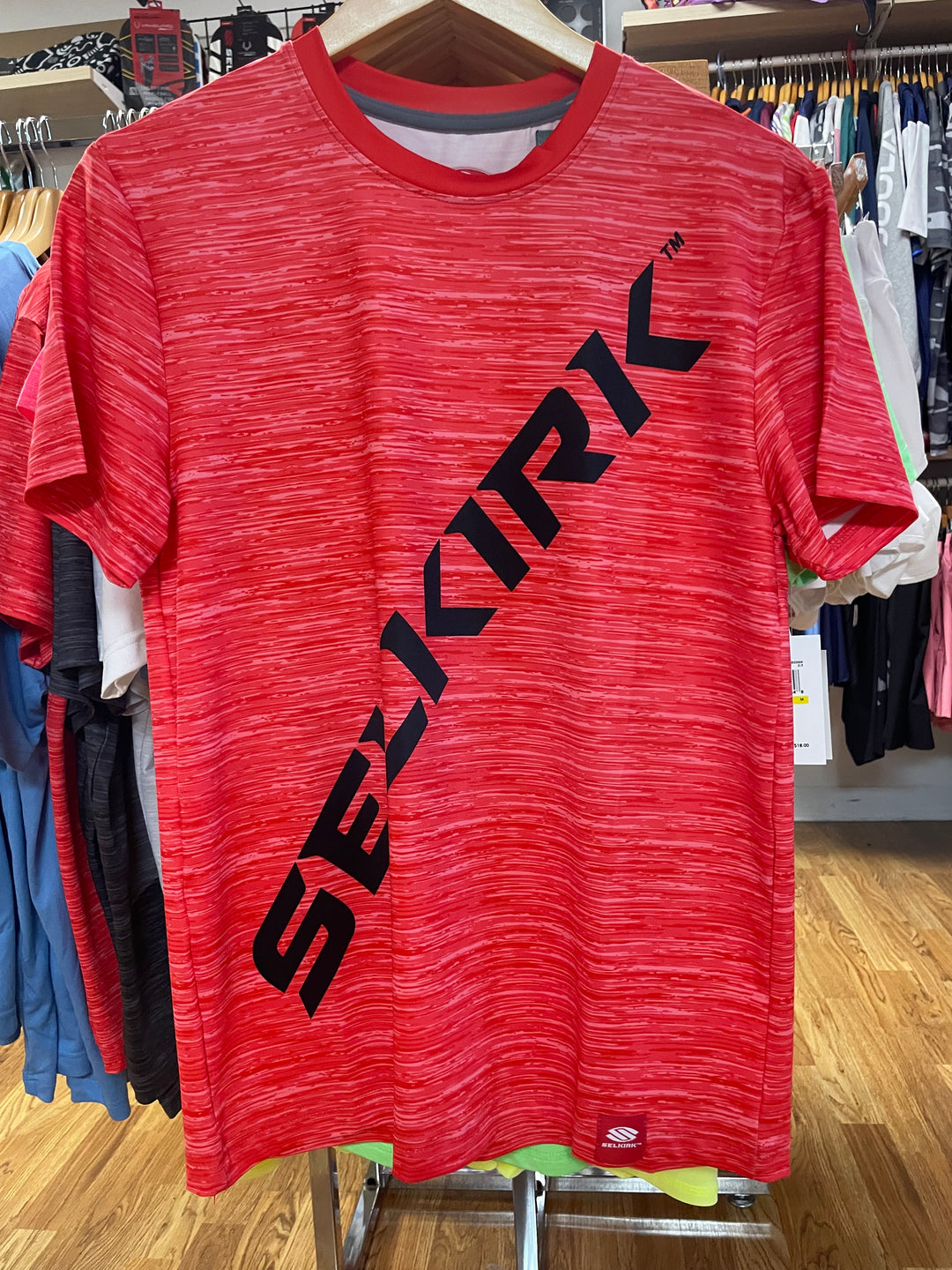 Selkirk Men's Big Logo 2022 Short Sleeve Crew Stretch-Wik