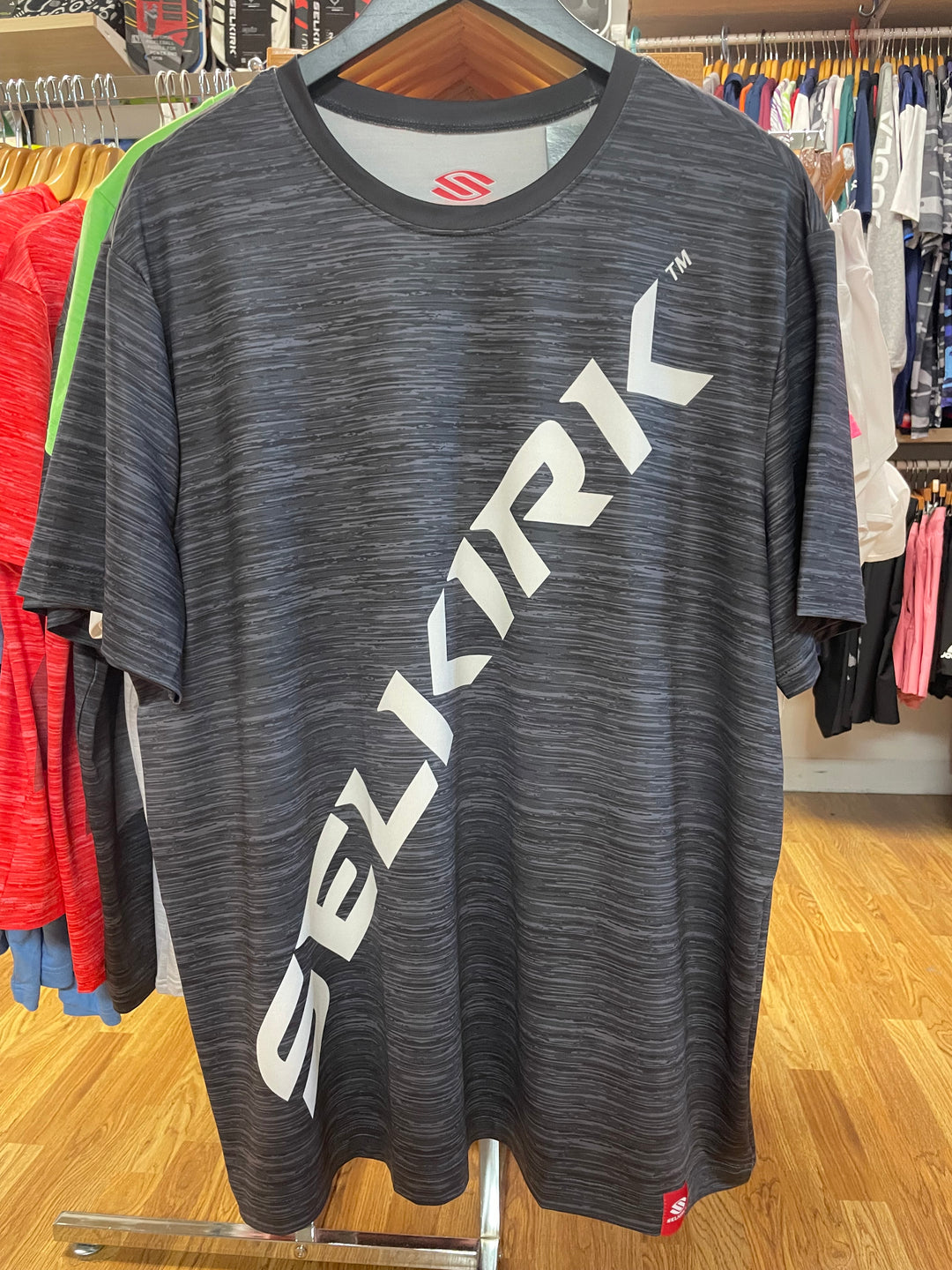 Selkirk Men's Big Logo 2022 Short Sleeve Crew Stretch-Wik