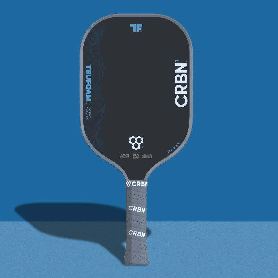 CRBN¹ TruFoam Waves (Elongated w/ Long Handle) Pickleball Paddle