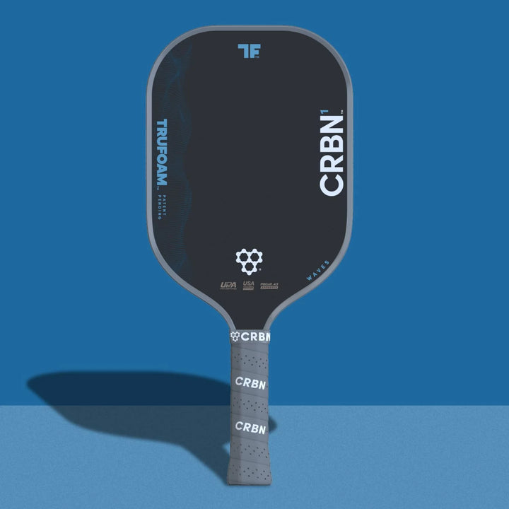 CRBN¹ TruFoam Waves (Elongated w/ Long Handle) Pickleball Paddle