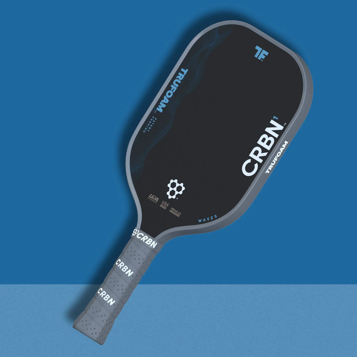 CRBN¹ TruFoam Waves (Elongated w/ Long Handle) Pickleball Paddle