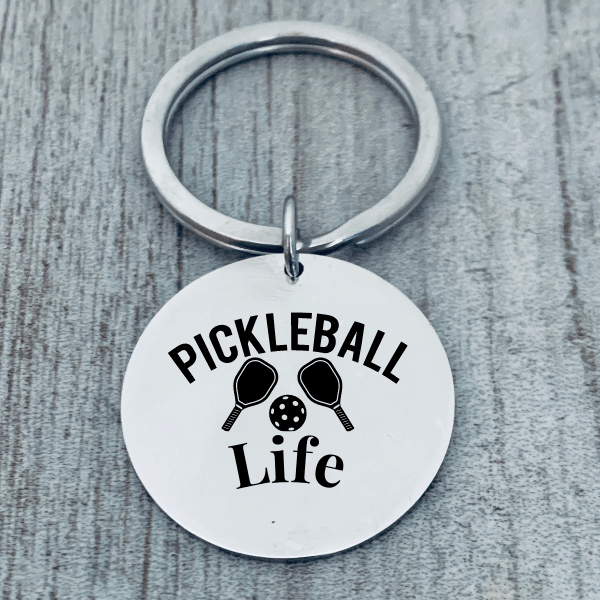 Pickleball Life Keychain
