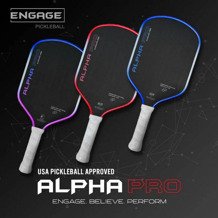 Engage Alpha Pro Pickleball Paddle - Elongated 16mm