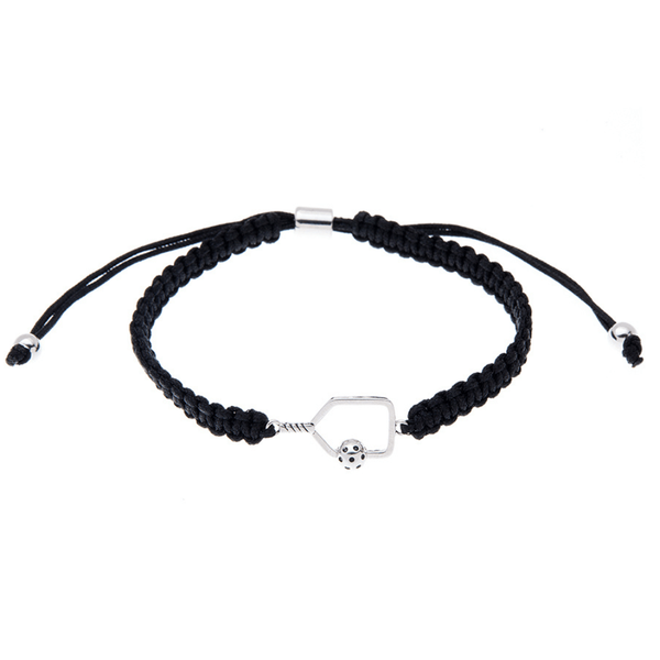 Jewelry Pickleball Paddle Adjustable Rope Bracelet