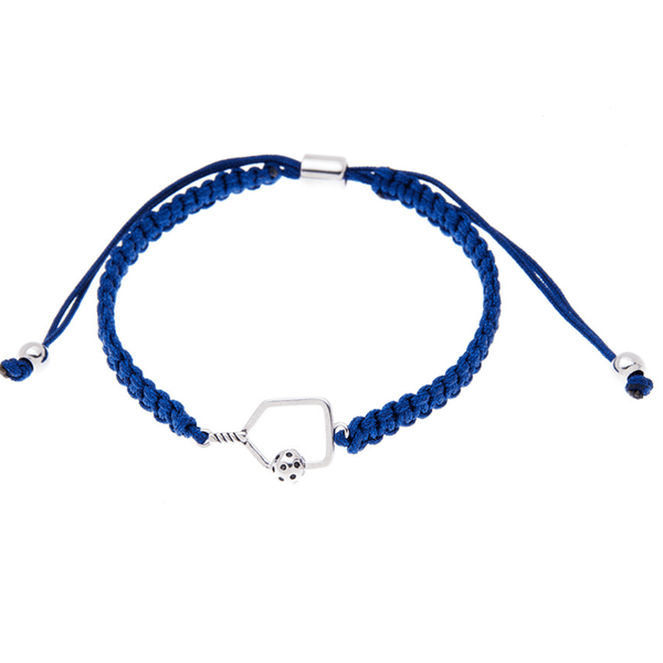Jewelry Pickleball Paddle Adjustable Rope Bracelet