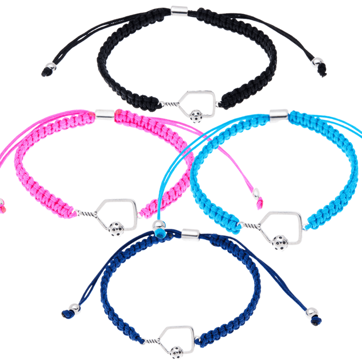 Jewelry Pickleball Paddle Adjustable Rope Bracelet
