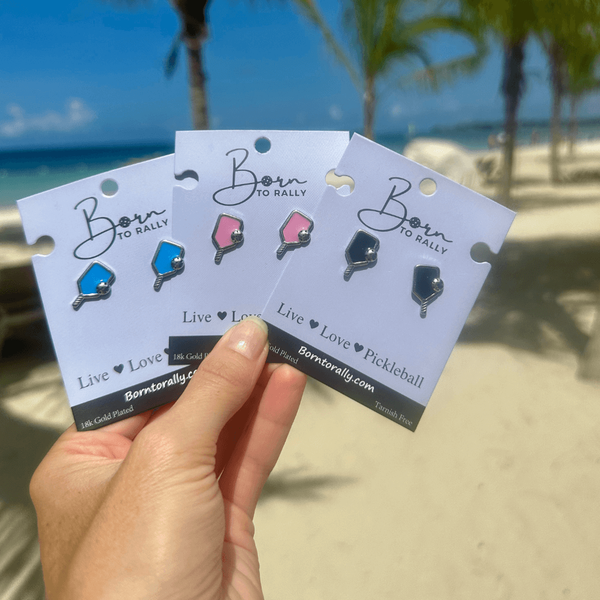 Pickleball Paddle Stud Earrings