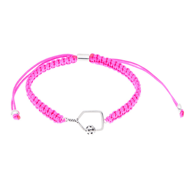 Jewelry Pickleball Paddle Adjustable Rope Bracelet
