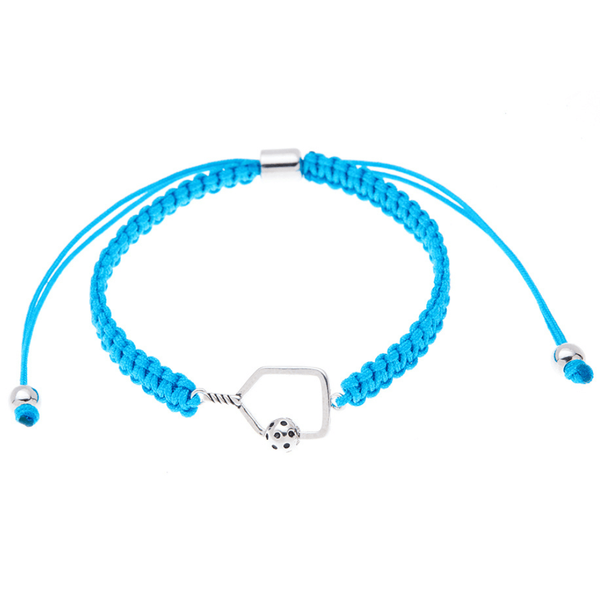 Jewelry Pickleball Paddle Adjustable Rope Bracelet