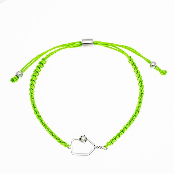 Jewelry Pickleball Paddle Adjustable Rope Bracelet