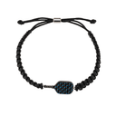 Jewelry Pickleball Stainless Steel Carbon Fiber Bracelet