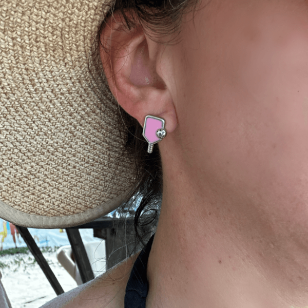 Pickleball Paddle Stud Earrings