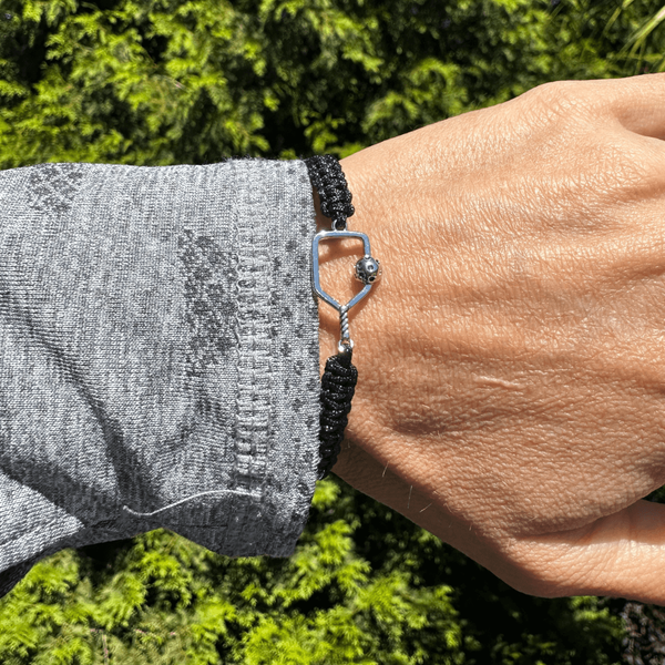 Jewelry Pickleball Paddle Adjustable Rope Bracelet