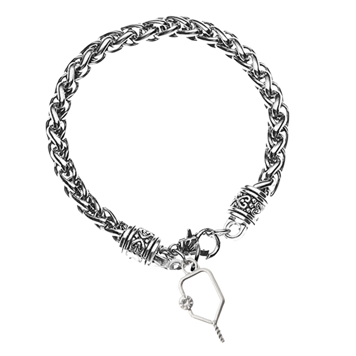 Jewelry Pickleball Open Paddle Charm Bracelet