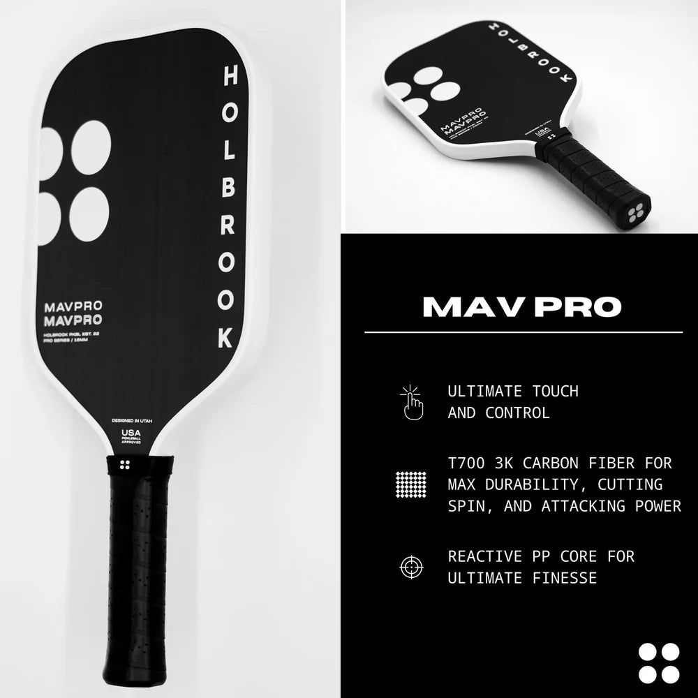Holbrook Mav Pro 2.0 16mm Pickleball Paddle