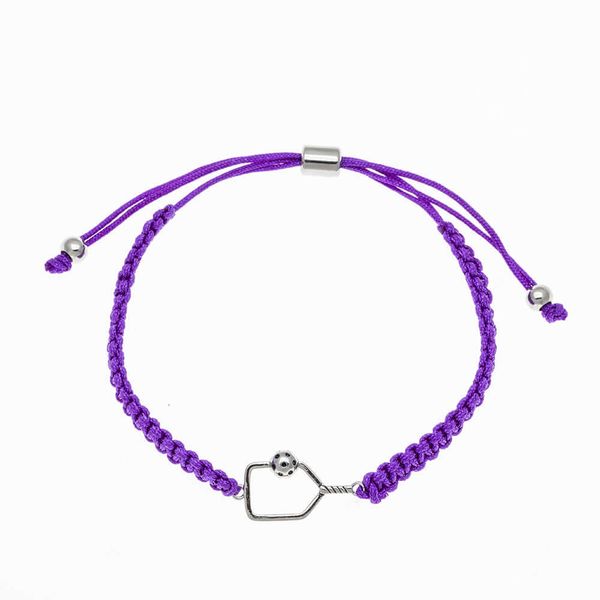 Jewelry Pickleball Paddle Adjustable Rope Bracelet